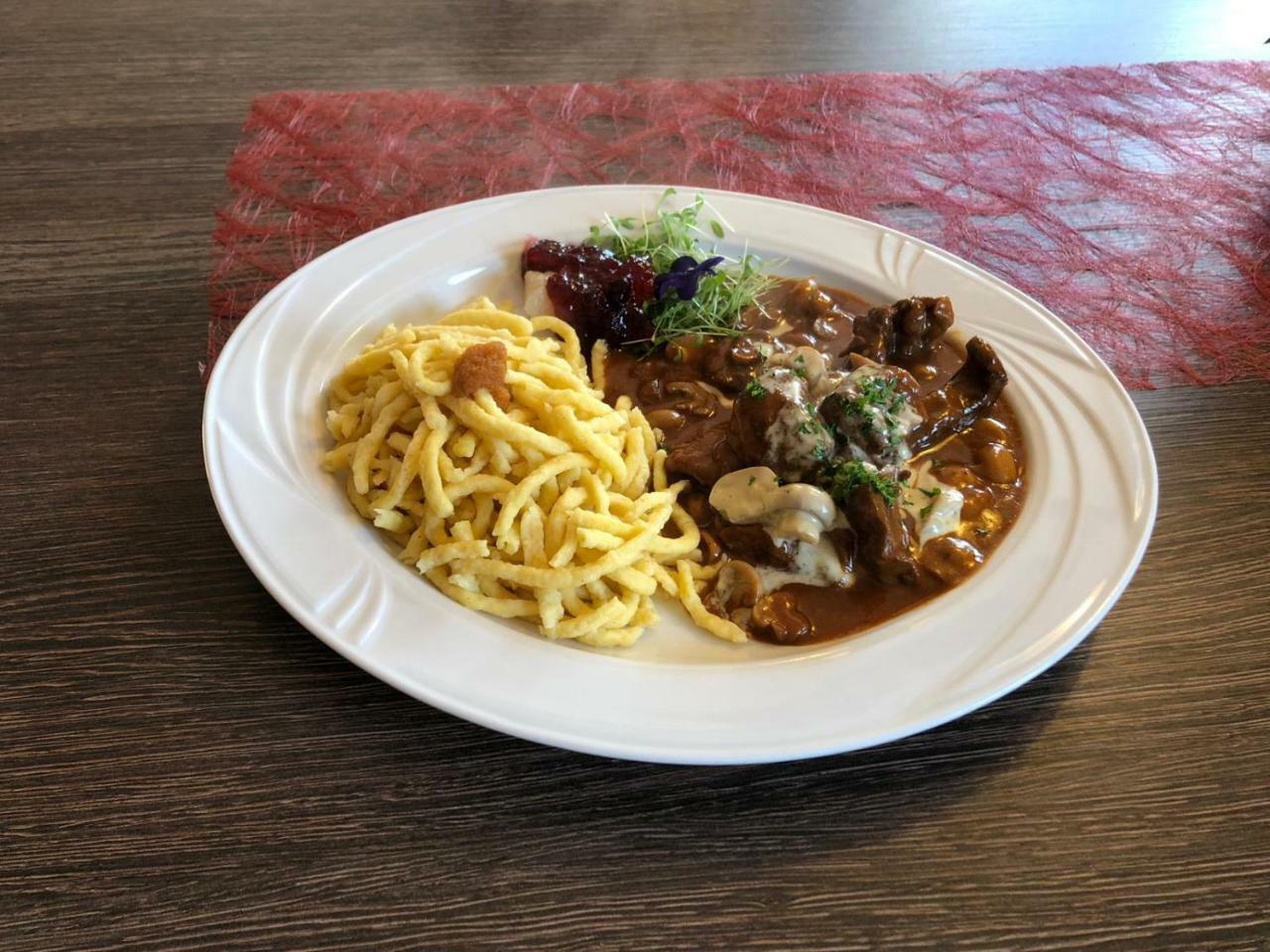 Hotel Cafe Waldeck Wuestenrot Экстерьер фото